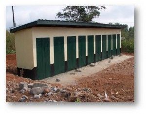 Building a toilet block will be one of the main parts of our trip